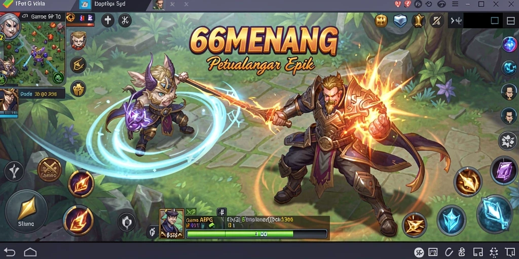 Gameplay seru dan menegangkan dalam 66MENANG ARPG.