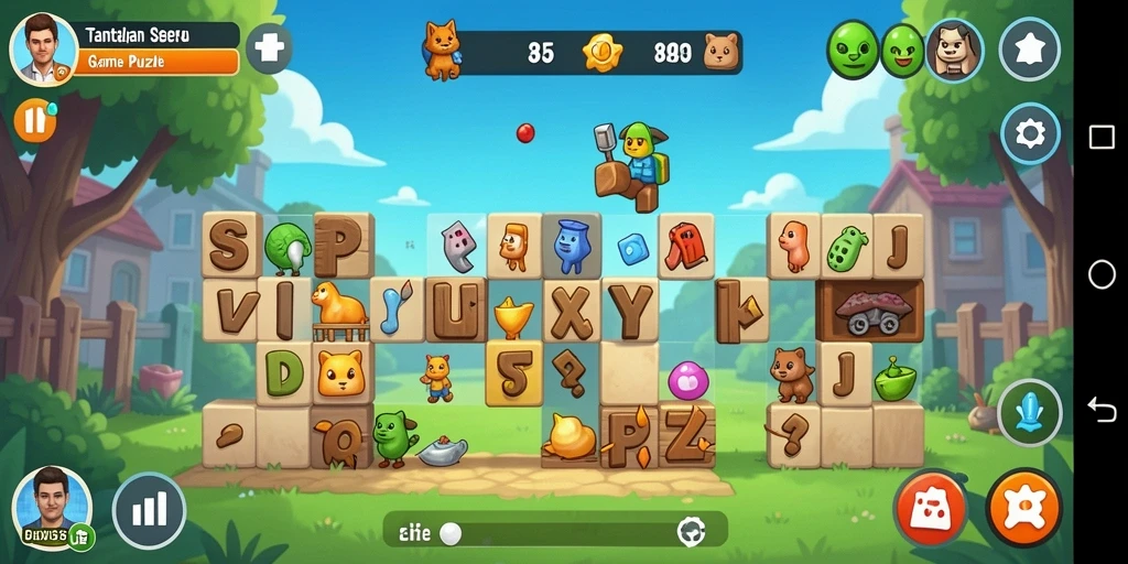 Tampilan gameplay menantang dan penuh warna dari 8055.