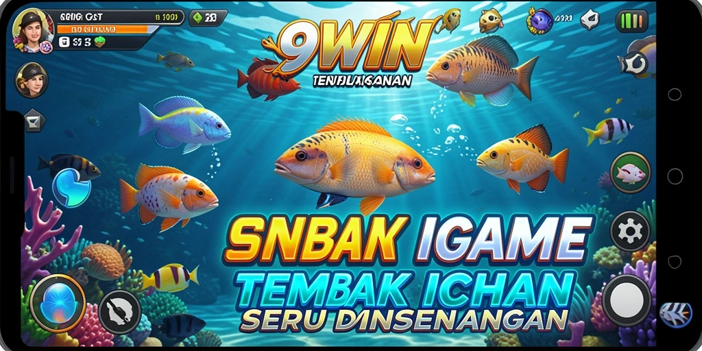 Gameplay seru menembak ikan dalam 9WIN, penuh aksi dan tantangan.