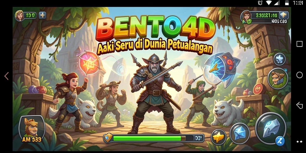 Screenshot BENTO4D menampilkan aksi mendebarkan dalam gameplay.