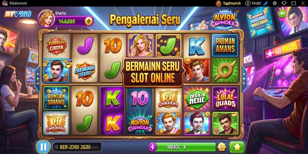 Tampilan gameplay menarik dari BTV168 yang penuh warna.