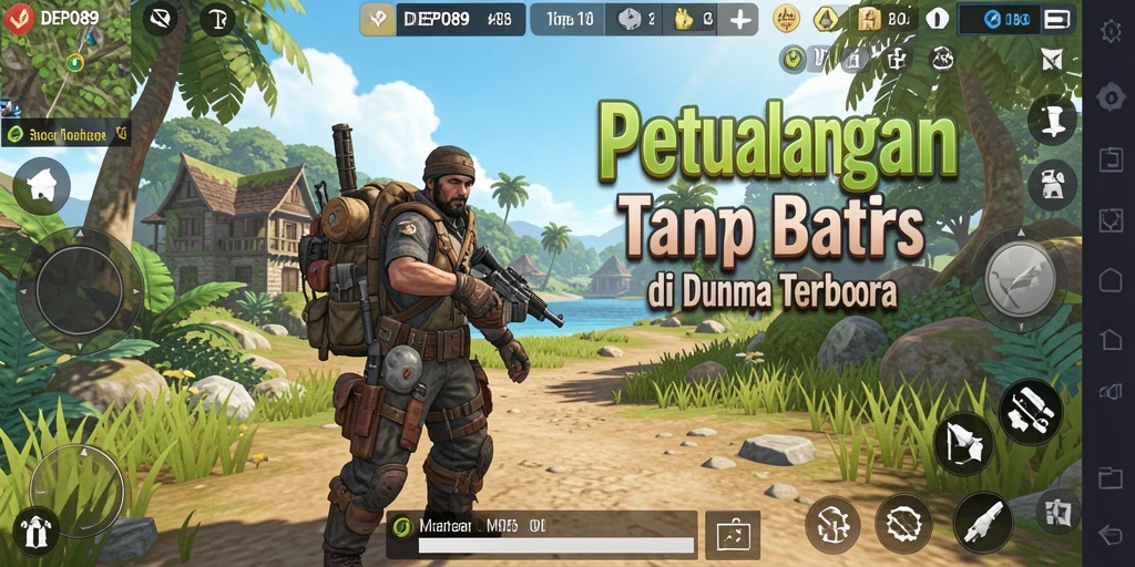 Menjelajahi dunia terbuka DEPO89 dengan grafis menakjubkan.