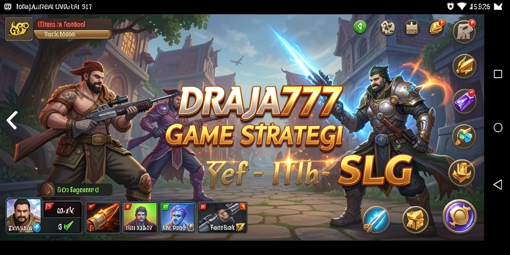 Gameplay menarik dari DRAJA777 menampilkan pertarungan strategi SLG.