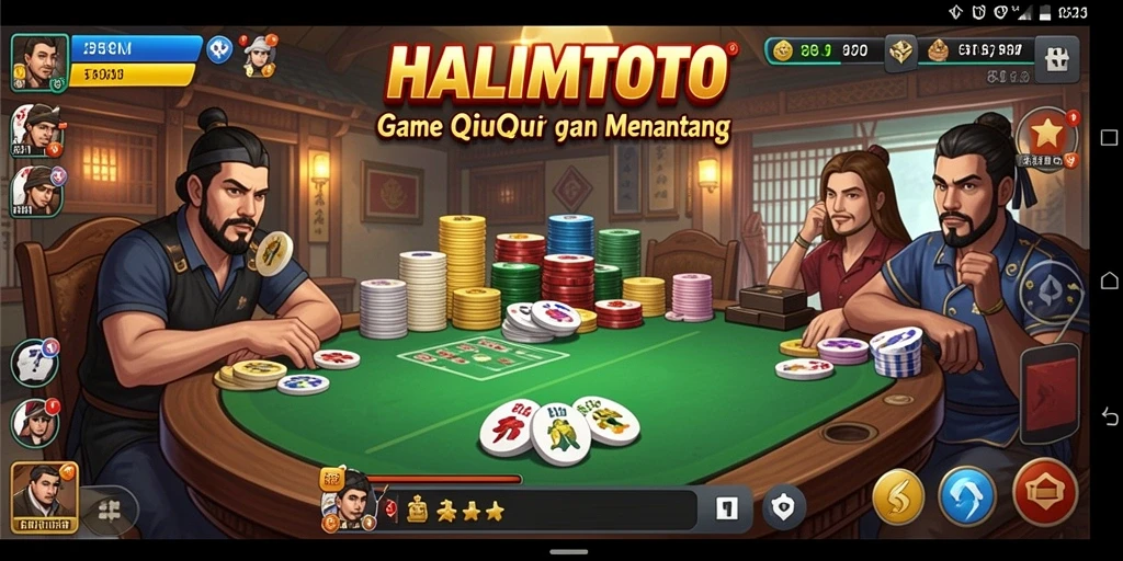 Screenshot gameplay QiuQiu yang menarik di HALIMTOTO.