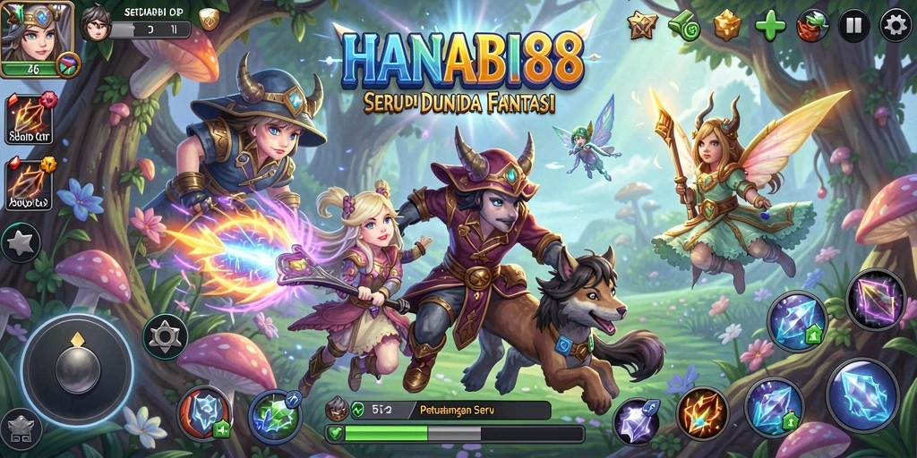 Tangkapan layar gameplay HANABI88 menampilkan petualangan seru dengan grafis menakjubkan.