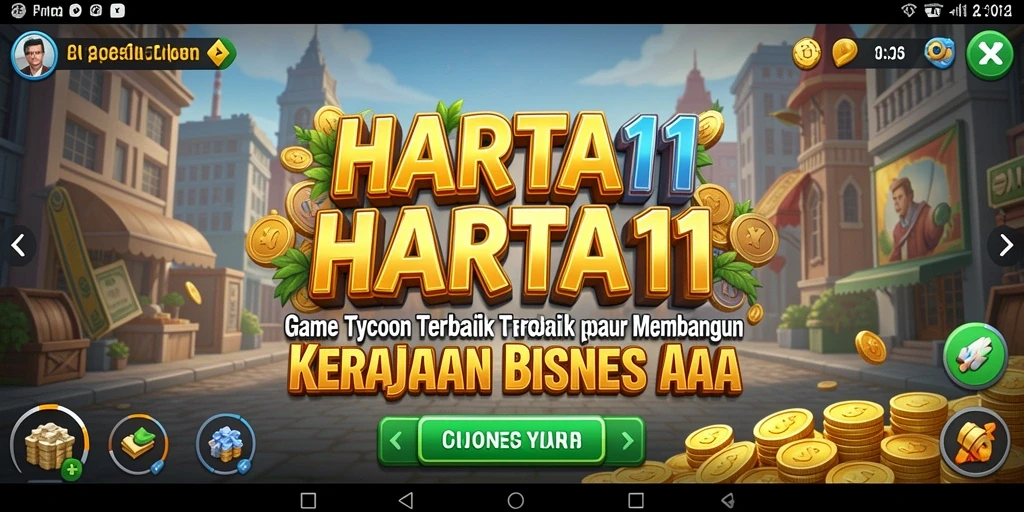 Tampilan gameplay HARTA11 yang menarik dan penuh strategi Tycoon.