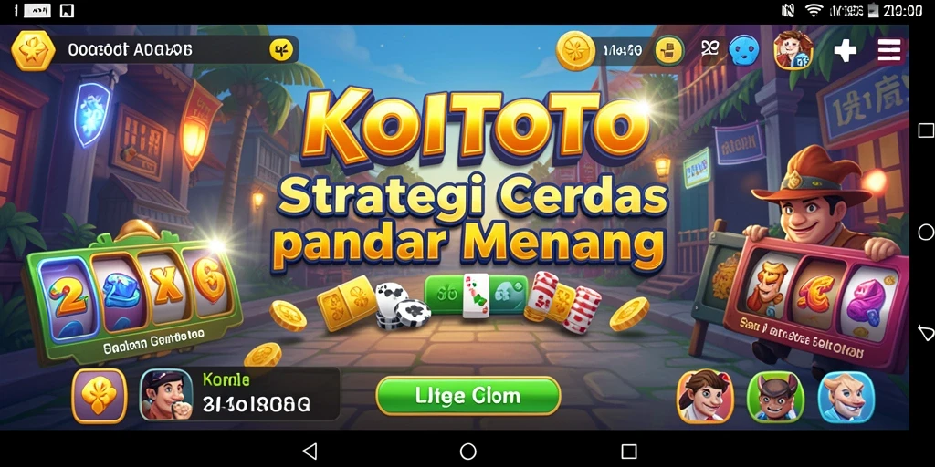 Screenshot utama KOITOTO menunjukkan gameplay strategi yang menarik.
