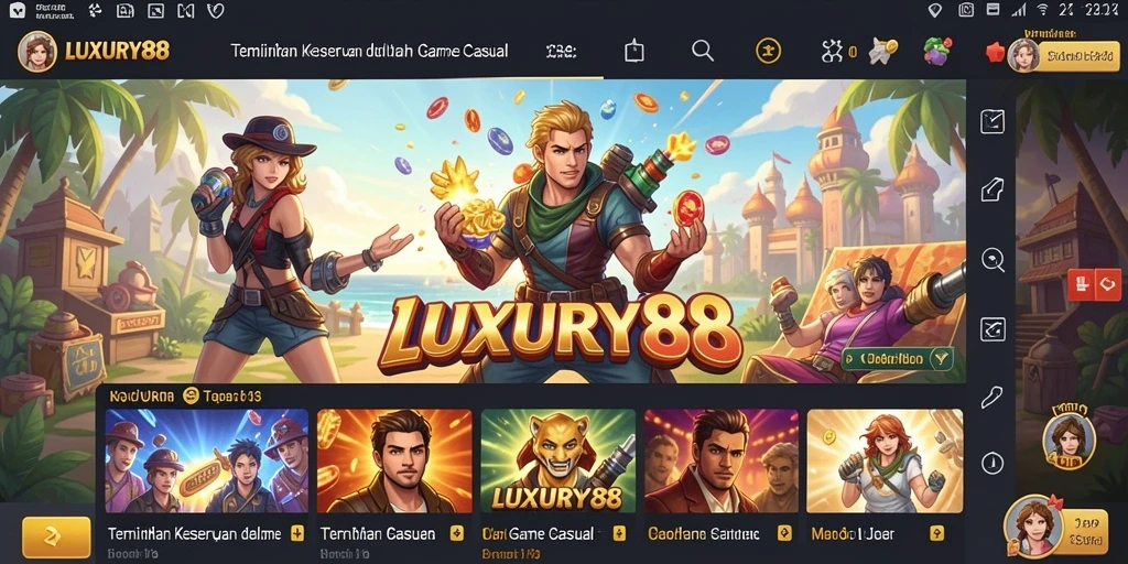 Screenshot gameplay LUXURY88 menampilkan kesenangan dan tantangan yang menarik.