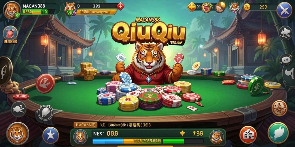 Gameplay QiuQiu yang seru di MACAN388.