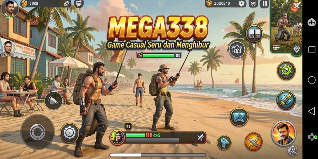Tampilan screenshot MEGA338 menunjukkan keseruan gameplay yang menghibur.