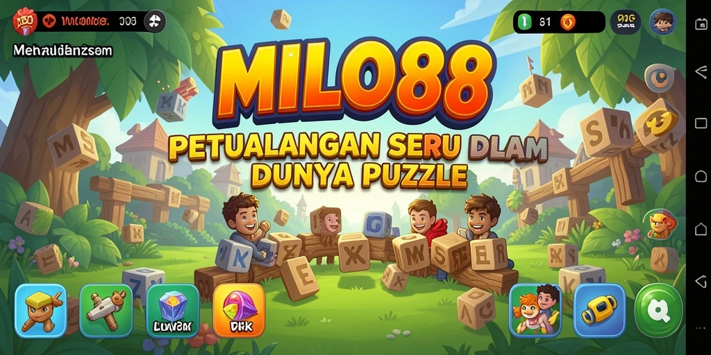 Screenshot gameplay MILO88 yang menampilkan tantangan puzzle menarik.