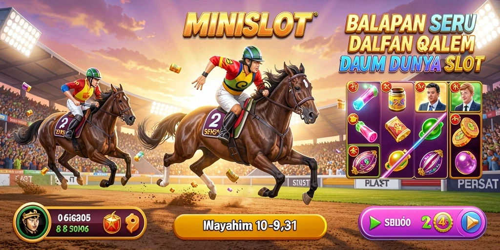 Tampilan gameplay Racing di MINISLOT yang seru dan mendebarkan.
