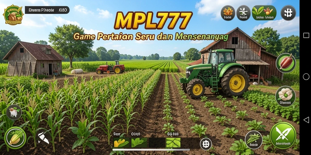 Screenshot MPL777 menampilkan gameplay pertanian yang seru dan menawan.