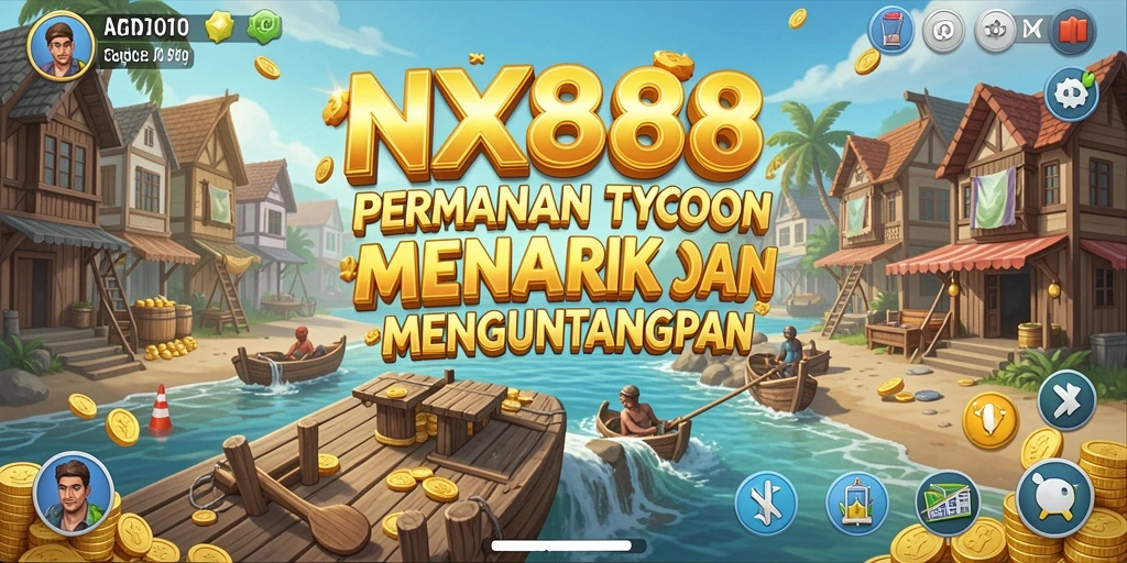 Screenshot gameplay Tycoon menampilkan keseruan membangun perusahaan.