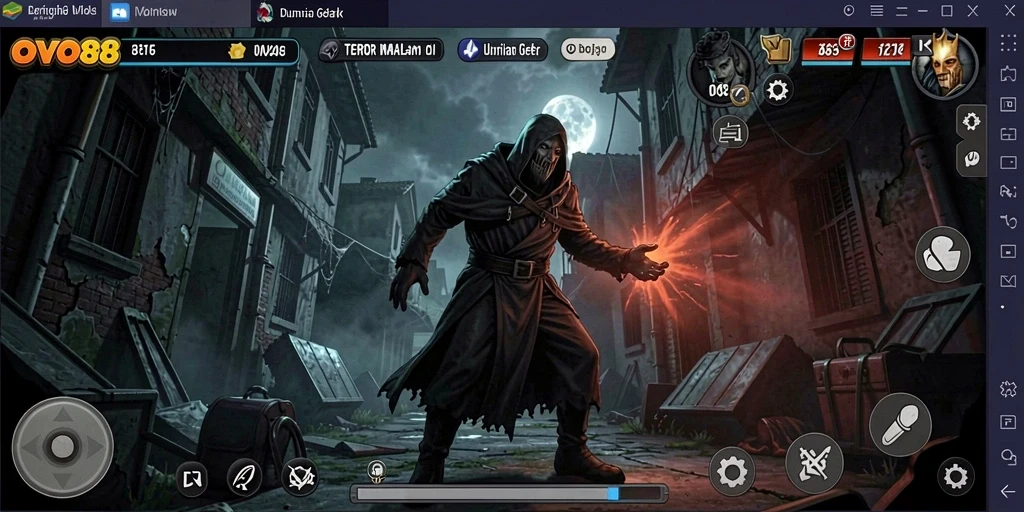 Gameplay OVO88 yang menegangkan dan menyeramkan di dunia Horror.