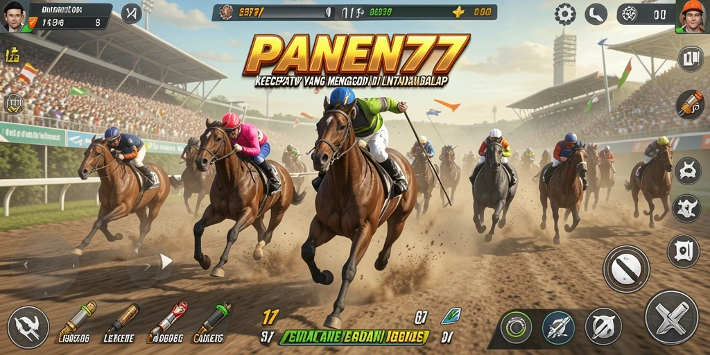 Tampilan menarik dari balapan di PANEN77 dengan grafis yang memukau.