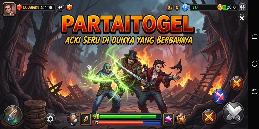 Tampilan gameplay mendebarkan dari PARTAITOGEL dengan aksi penuh adrenalin.