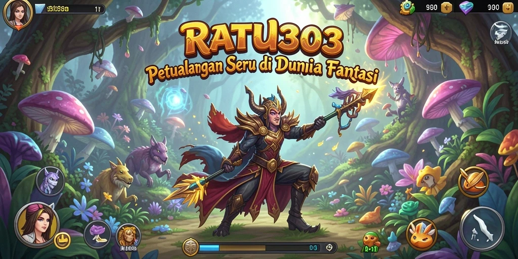 Tangkapan layar gameplay RATU303 yang memperlihatkan aksi seru dan petualangan epik.