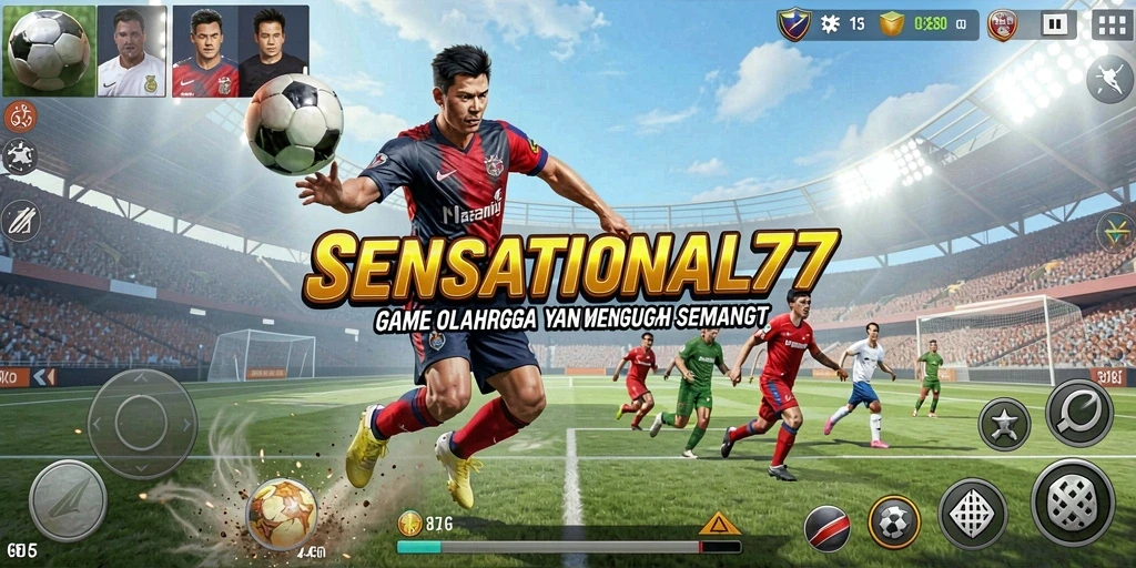 Tampilan gameplay <strong>SENSATIONAL77</strong> yang mendebarkan dan penuh aksi.